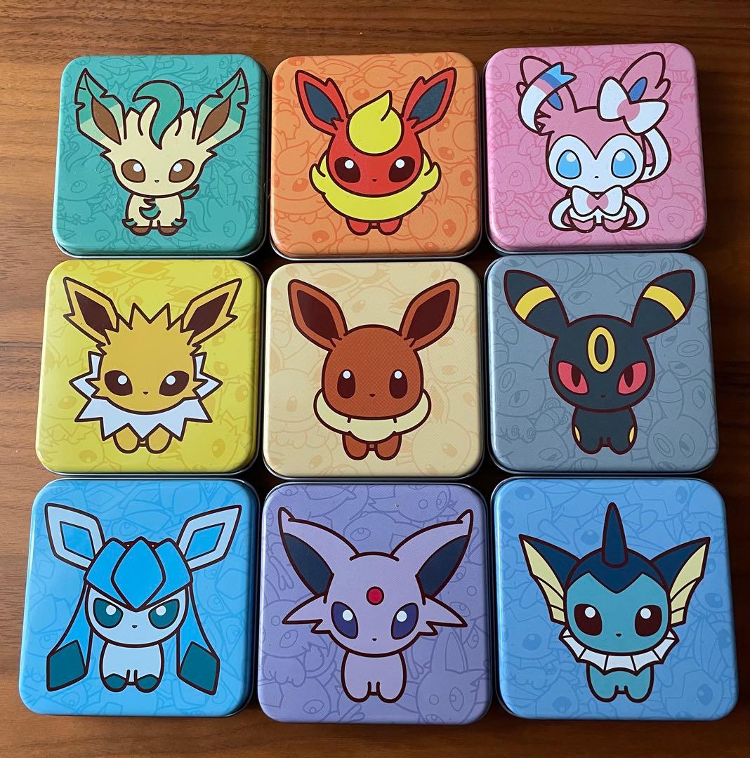 フルコンプ　ポケモンドールズ　ブイズ　メモ缶　イーブイコレクション　まとめ売り イーブイたちがリボンでおめかし。ポケモンのグッズシリーズ「Eevee
