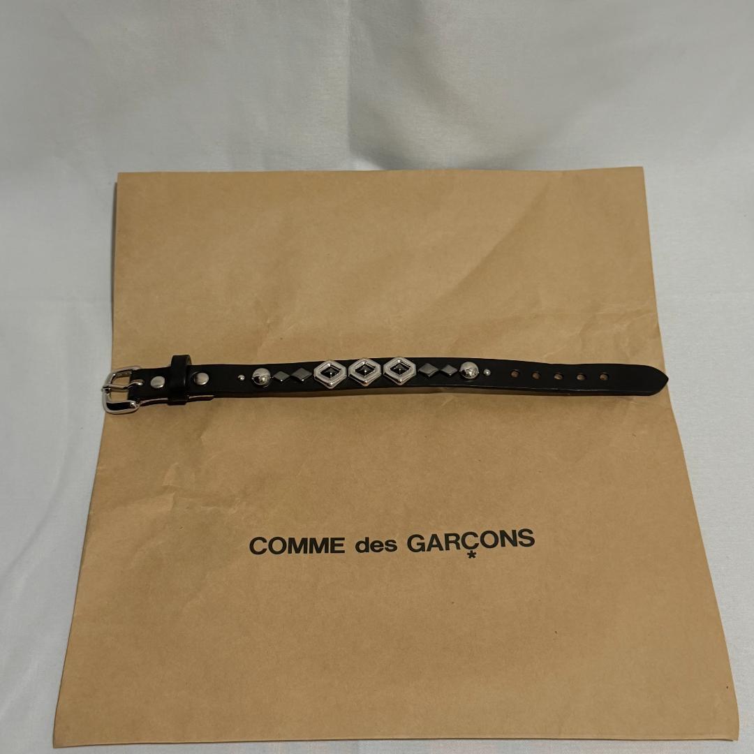 む*ほ様 ウルフズヘッド コムデギャルソン コラボ スタッズ　レザーブレスレット