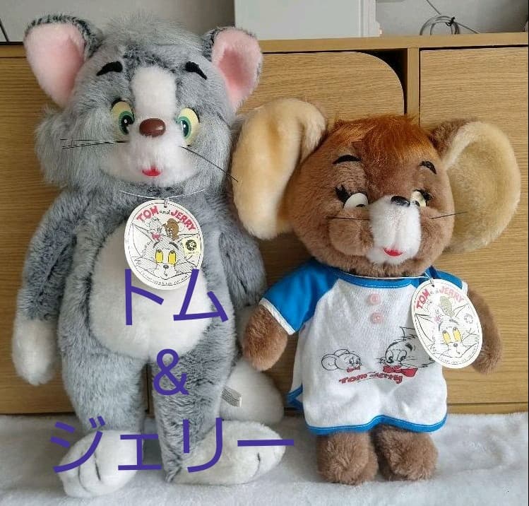 k 希少・ヴィンテージ 昭和レトロ(マスダヤぬいぐるみ) トムとジェリー