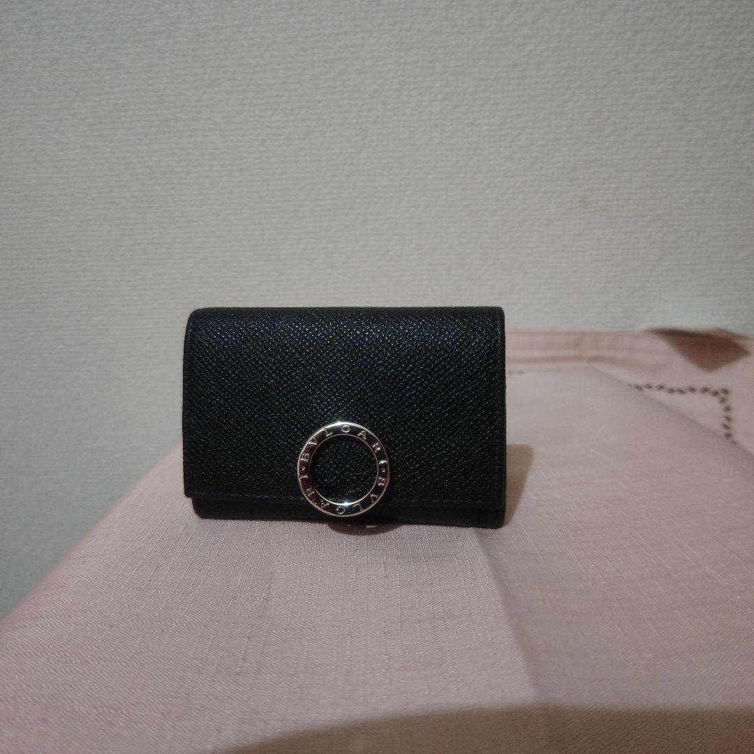 美品。BVLGARI ブルガリ ケース 小銭入れ レザー ブラック BVLGARI（ブルガリ） 小銭入れ メンズ レザー フラグメントケース