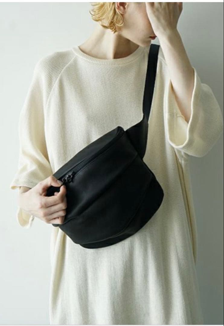 VU PRODUCTヴウ プロダクト panel body bag 鹿革 ディアレザー 鹿革製パネルボディバッグ｜軽量・日本製 VU PRODUCT