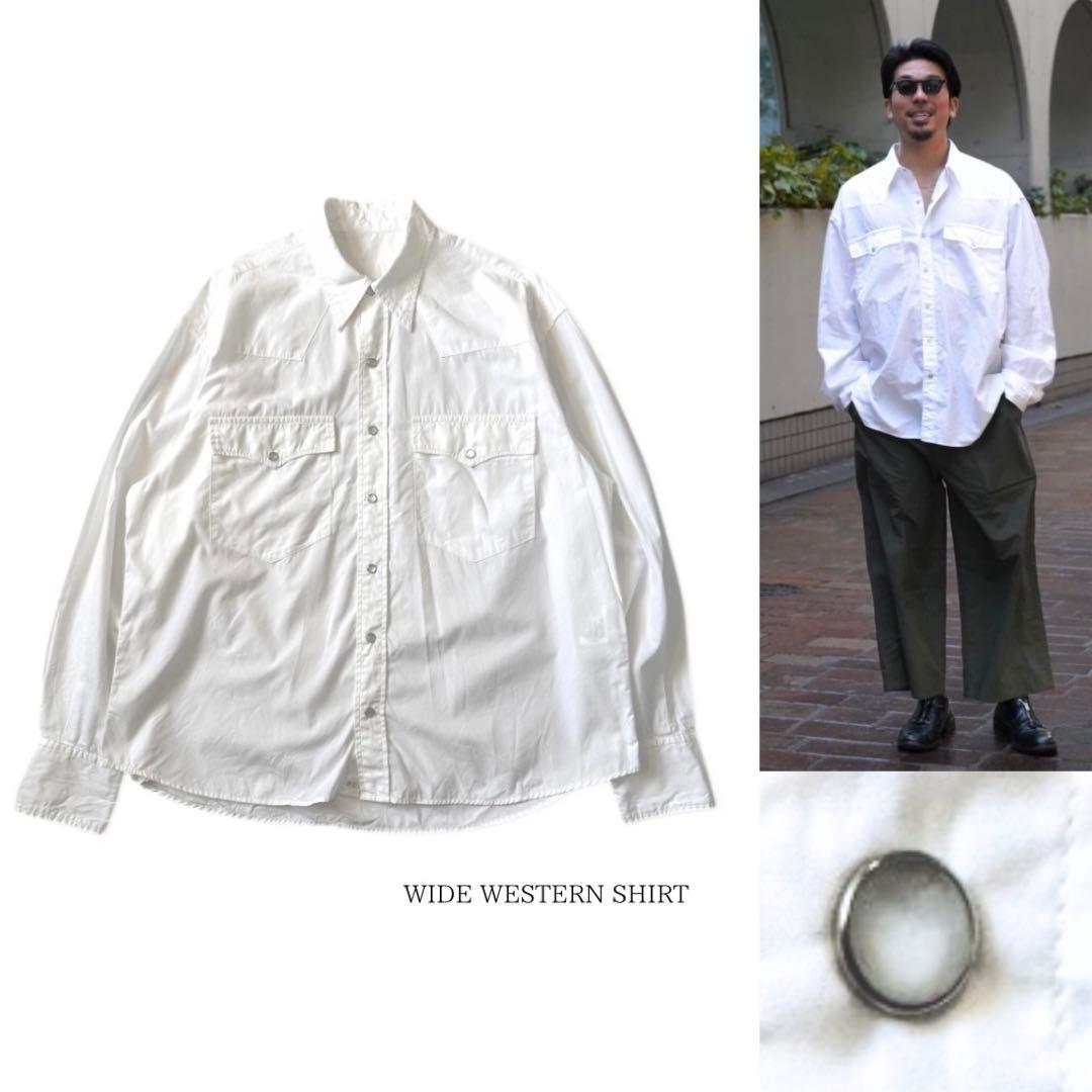 23SS PORTER CLASSIC ウエスタンシャツ ロールアップ 美品 - メルカリ