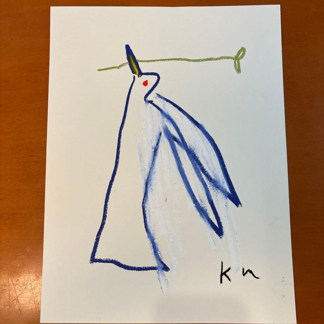 黒田征太郎-クレヨン画(原画)※サイン入り4枚セット - メルカリ