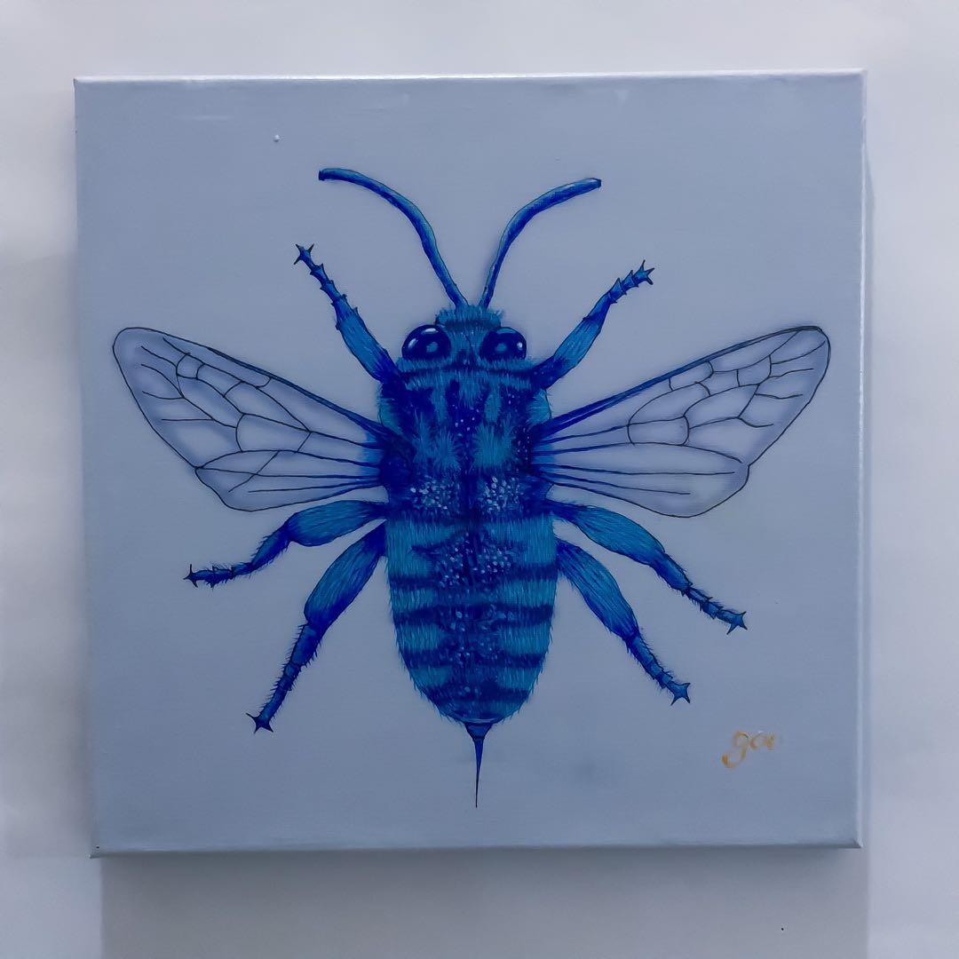 各種公募展入選作家による現代アートリアリズム作品　『ブルービー』 ブルーピリオド×ArtSticker 台湾 | ArtSticker