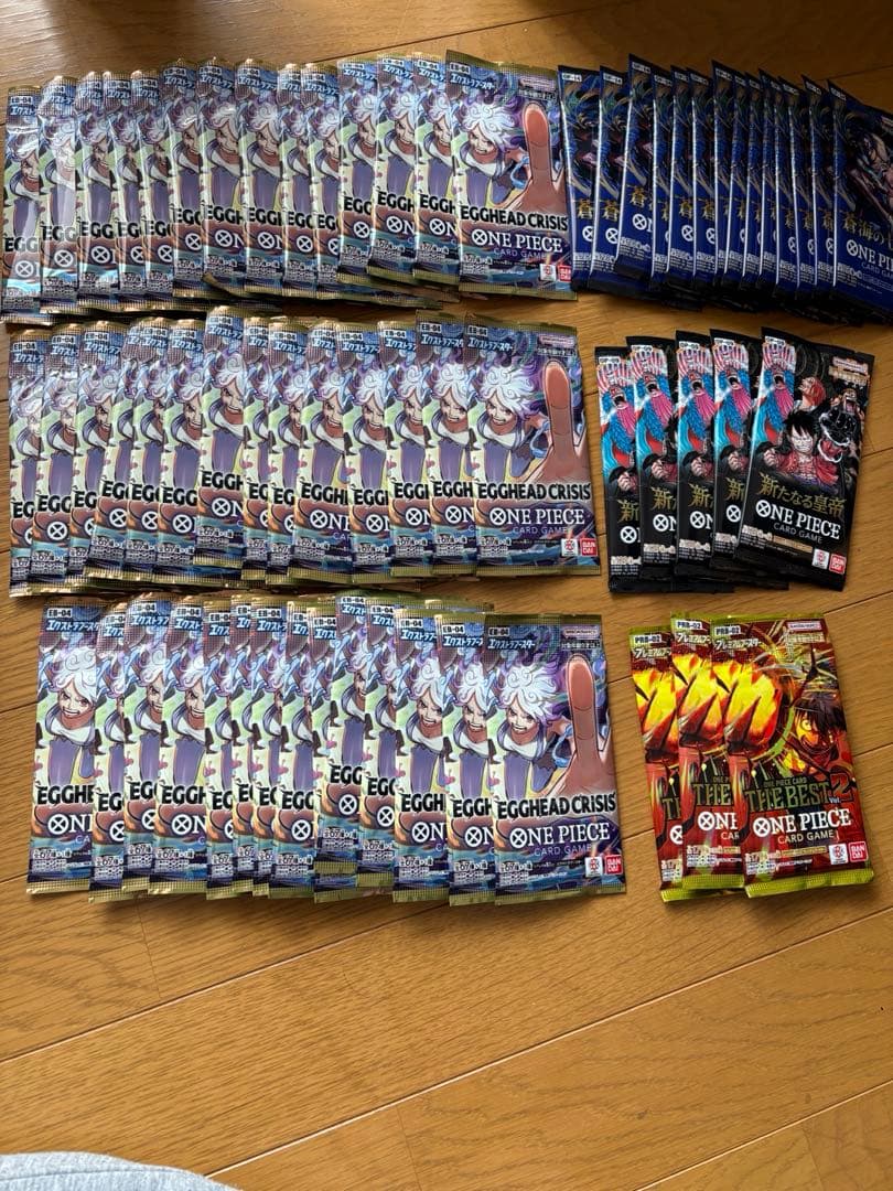 ワンピースカード　エッグヘッドクライシス　EB-04＋その他パック　計64パック