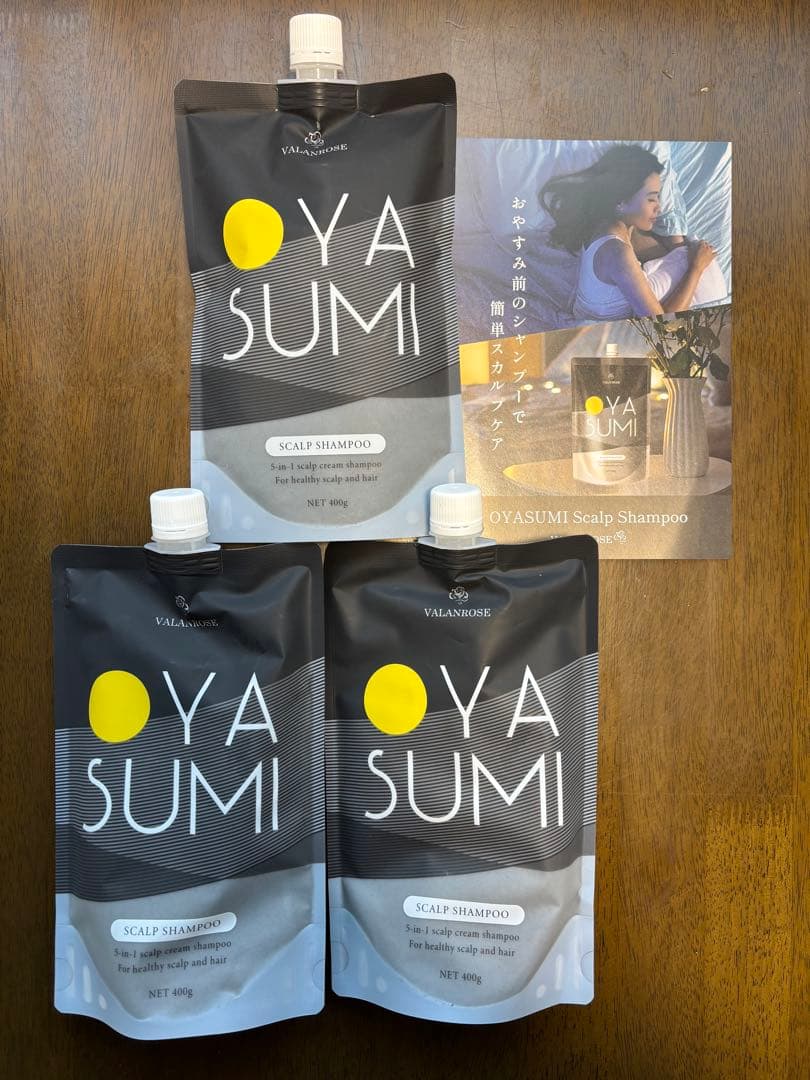 ⚪︎バランローズおやすみスカルプシャンプー　400 g*3袋セット