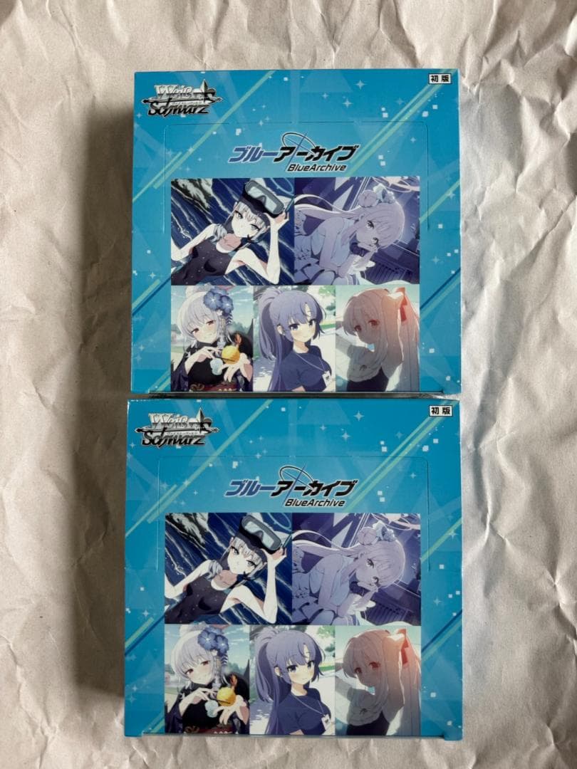 ヴァイスシュヴァルツ ブルーアーカイブ 2BOX 新品未開封