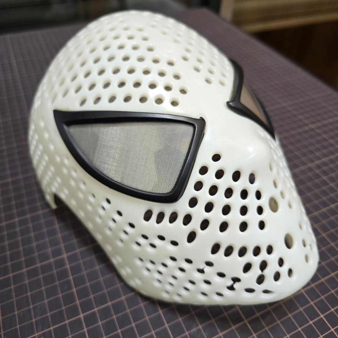 Spider-Man　シェルマスク　レンズ付き 本体　コスプレ　1/1