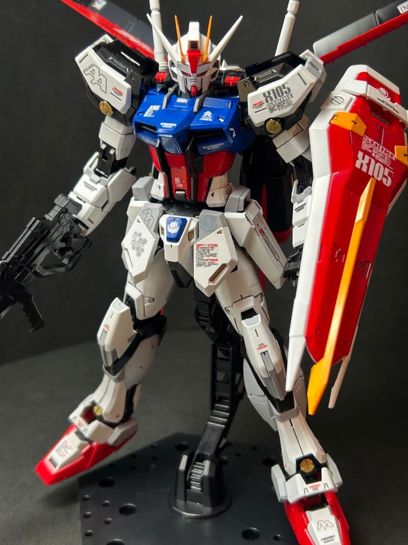 MG エールストライクガンダムVer.RM　塗装済　完成品 MG エールストライクガンダムVer.RM 塗装済み完成品 レビュー