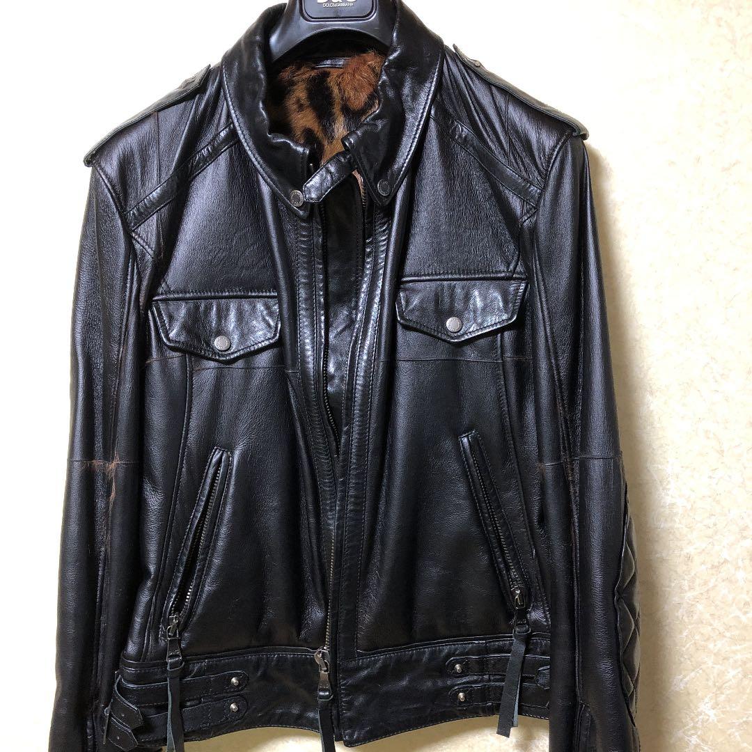 激レア 極美 DOLCE&GABBANA ライダース