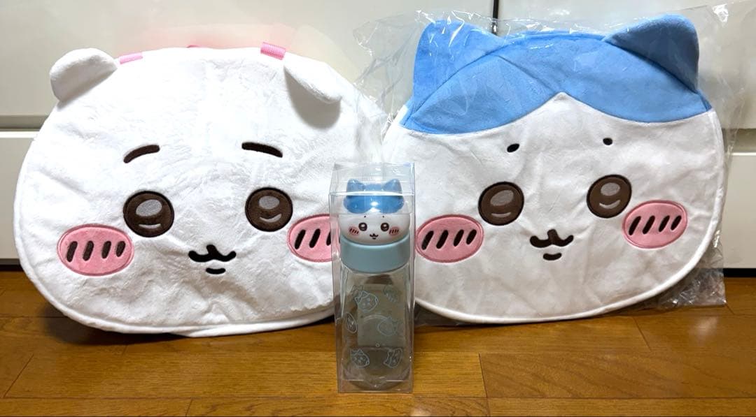 【新品・未開封】ちいかわ ハチワレ　おかおBIGボストンバッグ＆お顔マイボトル 新品・未開封】ちいかわ ハチワレ おかおBIGボストンバッグ＆お顔マイ