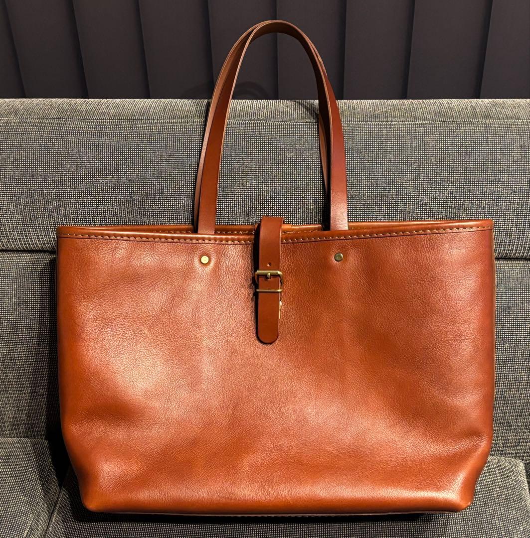 【美品】2回使用　HERZ×mattigeバッグ　トート　チョコ