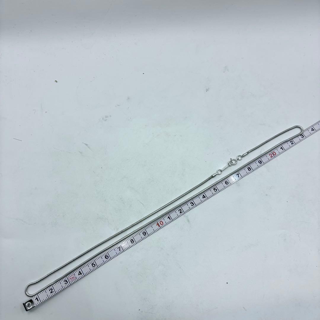 美品】ティファニー スネークチェーンのみ ネックレス 44cm シルバー
