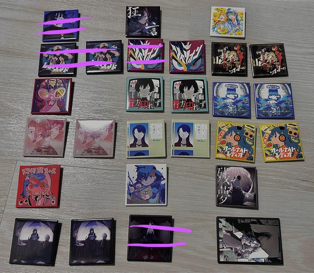 Ado 缶バッチまとめ売り モナリザの横顔 2026年最新】ado モナリザの横顔 缶バッジの人気アイテム - メルカリ