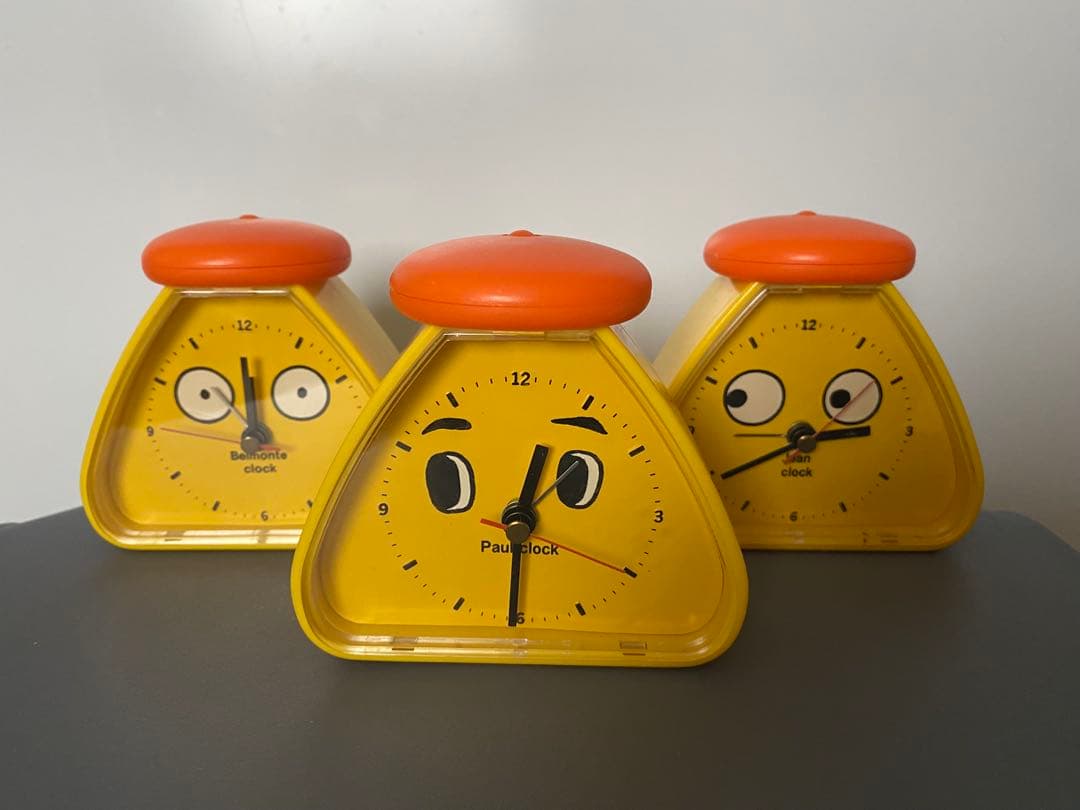 ポリンキー　時計　3種　目覚まし　ノベルティ　スリーポリンキーズ