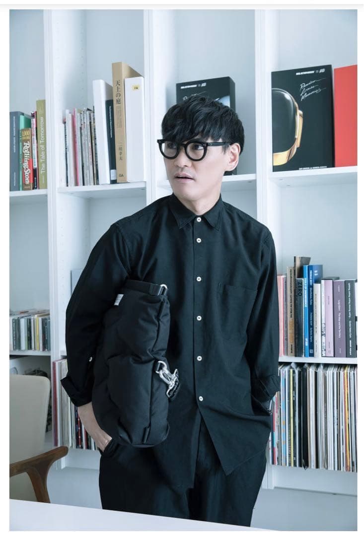 コムデギャルソンオムプリュス ポリ縮絨シャツ エステル 山口一郎 S