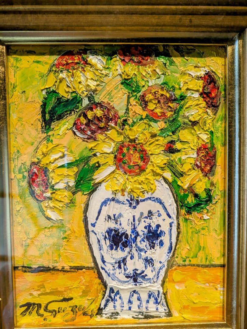 鈴木マサハル油彩画 花瓶の花 楽天市場】鈴木マサハル 「 フィレンツェ 」 油絵 ・ 油彩画 0号 ( F0