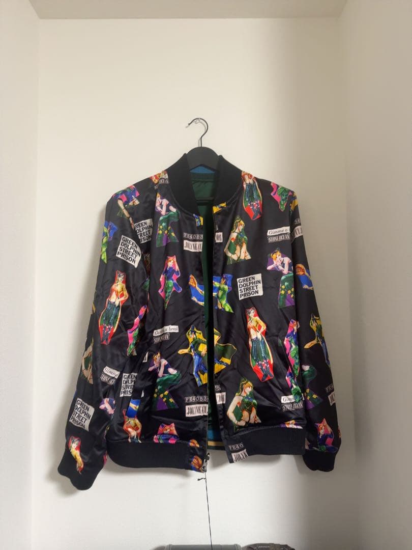 glamb × ストーンオーシャン 徐倫 スカジャン グリーン L