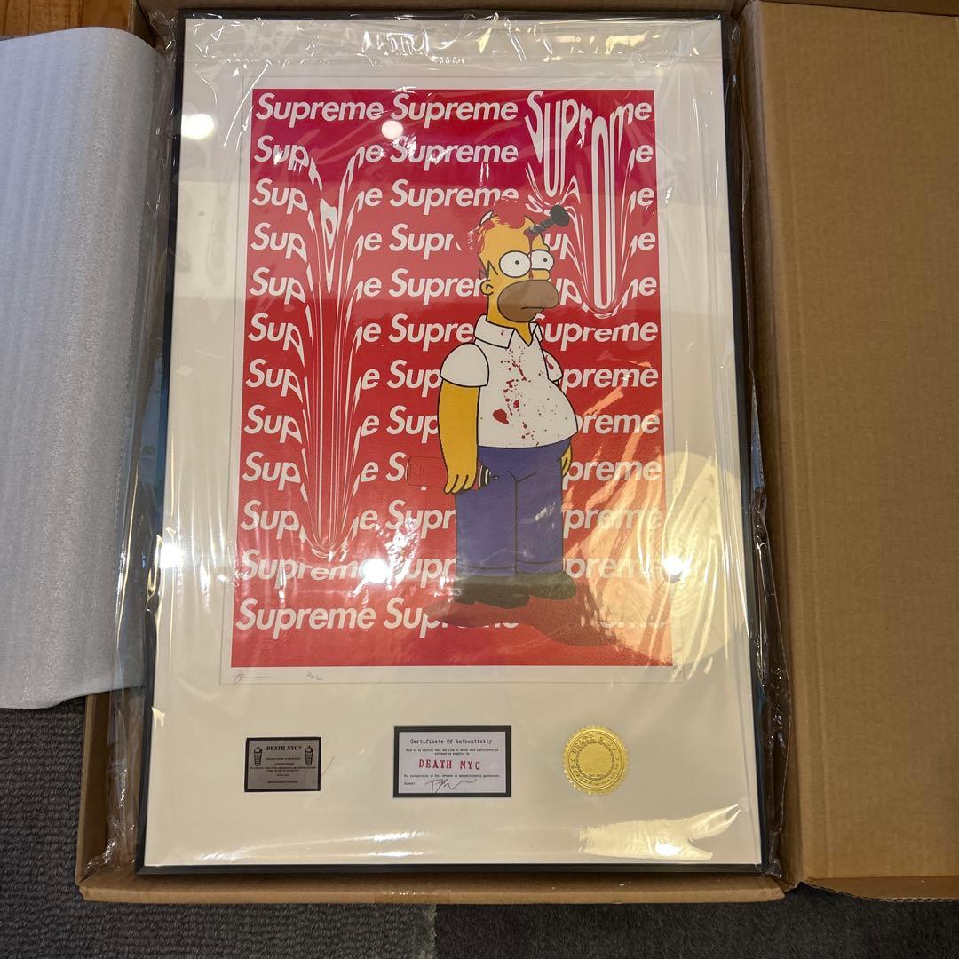 DEATH NYC アート　額装済み 額装 額込 DEATH NYC 白雪姫 スノーホワイト 葛飾北斎 富嶽三十六景