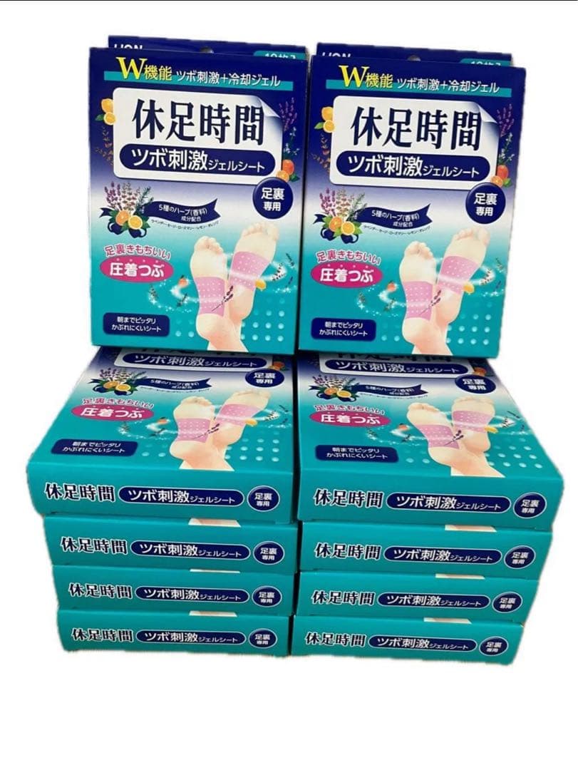 みなみ❗️休足時間 ツボ刺激シート １０箱