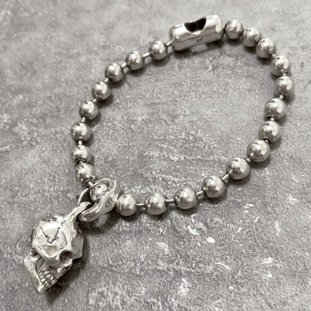 激レア　ルードギャラリー　シルバーポールブレスレット　スカル