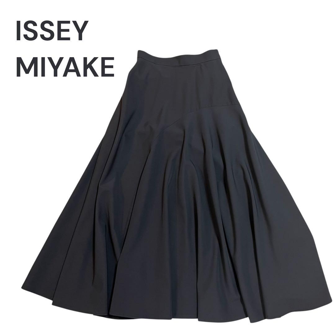美品ISSEY MIYAKE 80s ヴィンテージ筆タグフレアスカート
