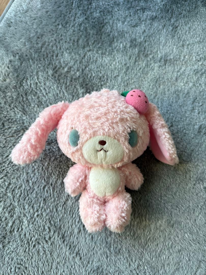 お値下げ【美品・レア】シュガーバニーズ ストロベリーうさ　ぬいぐるみ　当時品