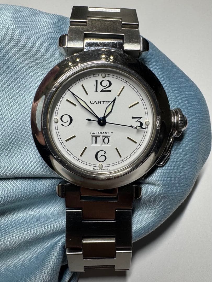 Cartier カルティエ パシャC ユニセックス 中古)CARTIER カルティエ パシャC パシャC クロノグラフ W31048M7