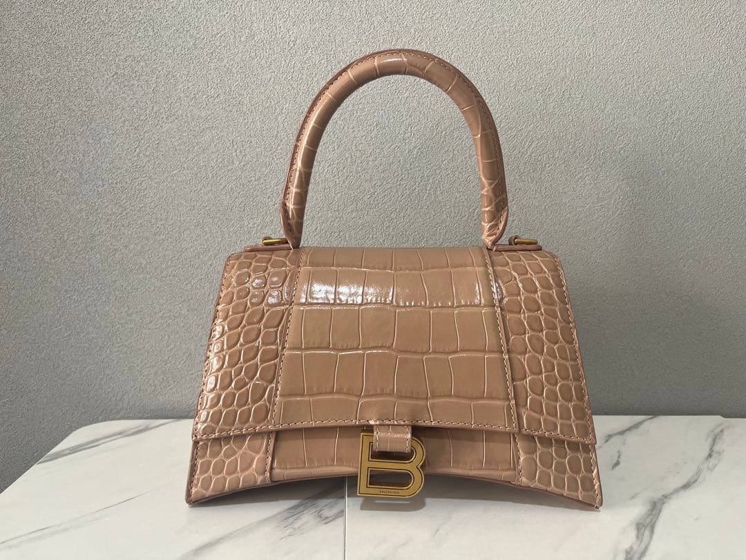 【極美品】BALENCIAGA HOUR GLASS トップハンドル SMALL