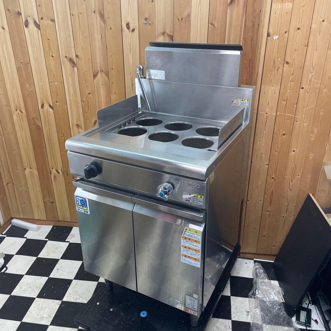 【岐阜市直接引き取り限定】タニコー　6口ゆで麺機　TGUS-60　2018年製