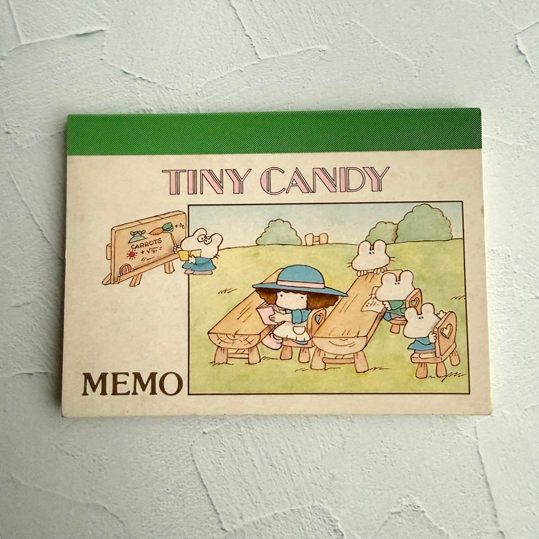 Tiny Candy メモ帳 昭和レトロ 当時物 タイニーキャンディー - メルカリ