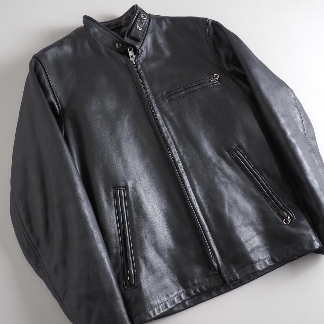 Schott　ショット641　size36　シングルライダース　ライナー付き