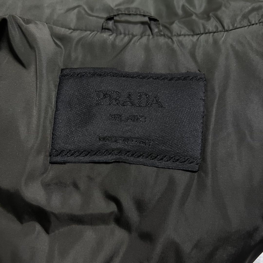 Prada 99aw ナイロンジャケット レザーベルト 42 90s - メルカリ