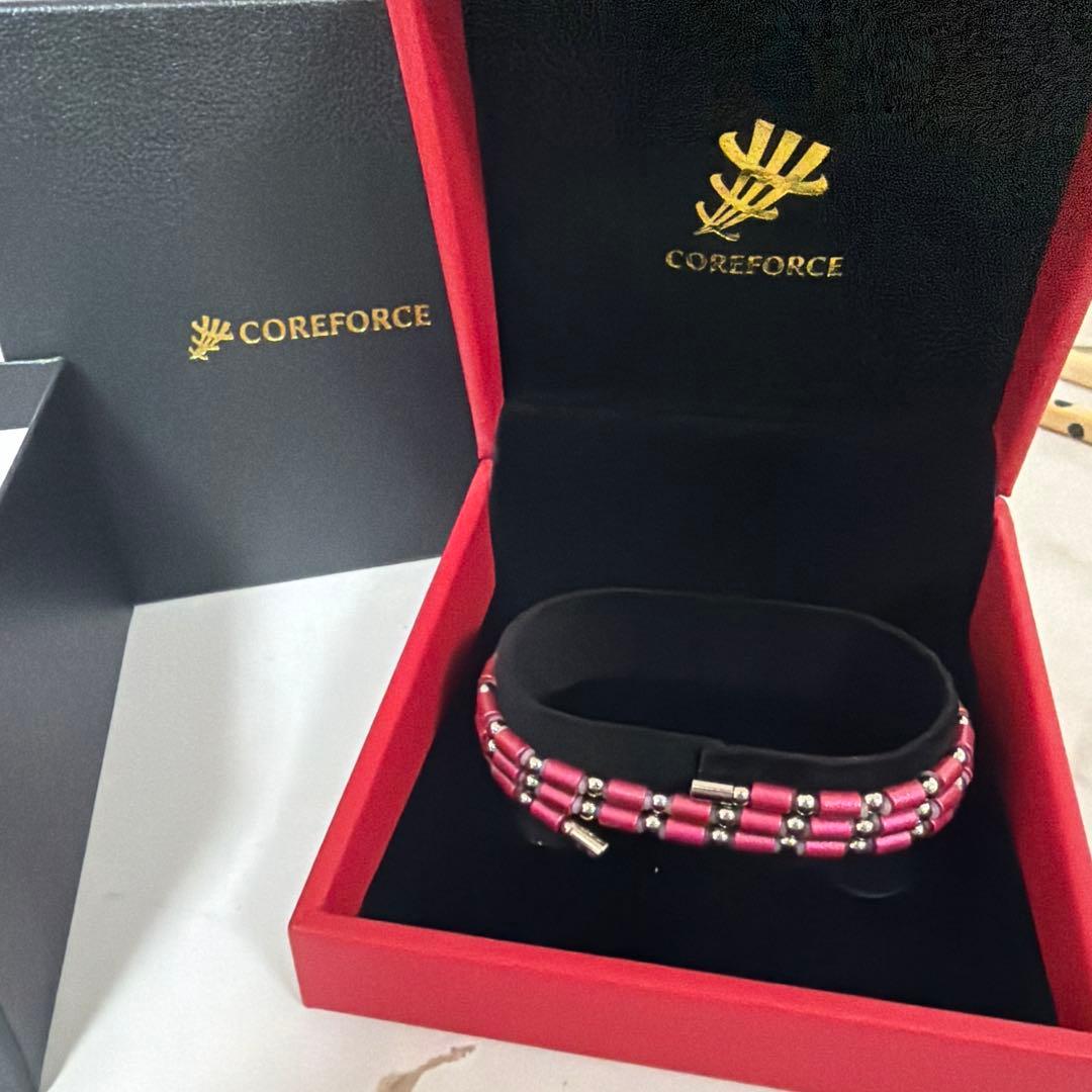 COREFORCE ピンクブレスレット 保証書付き