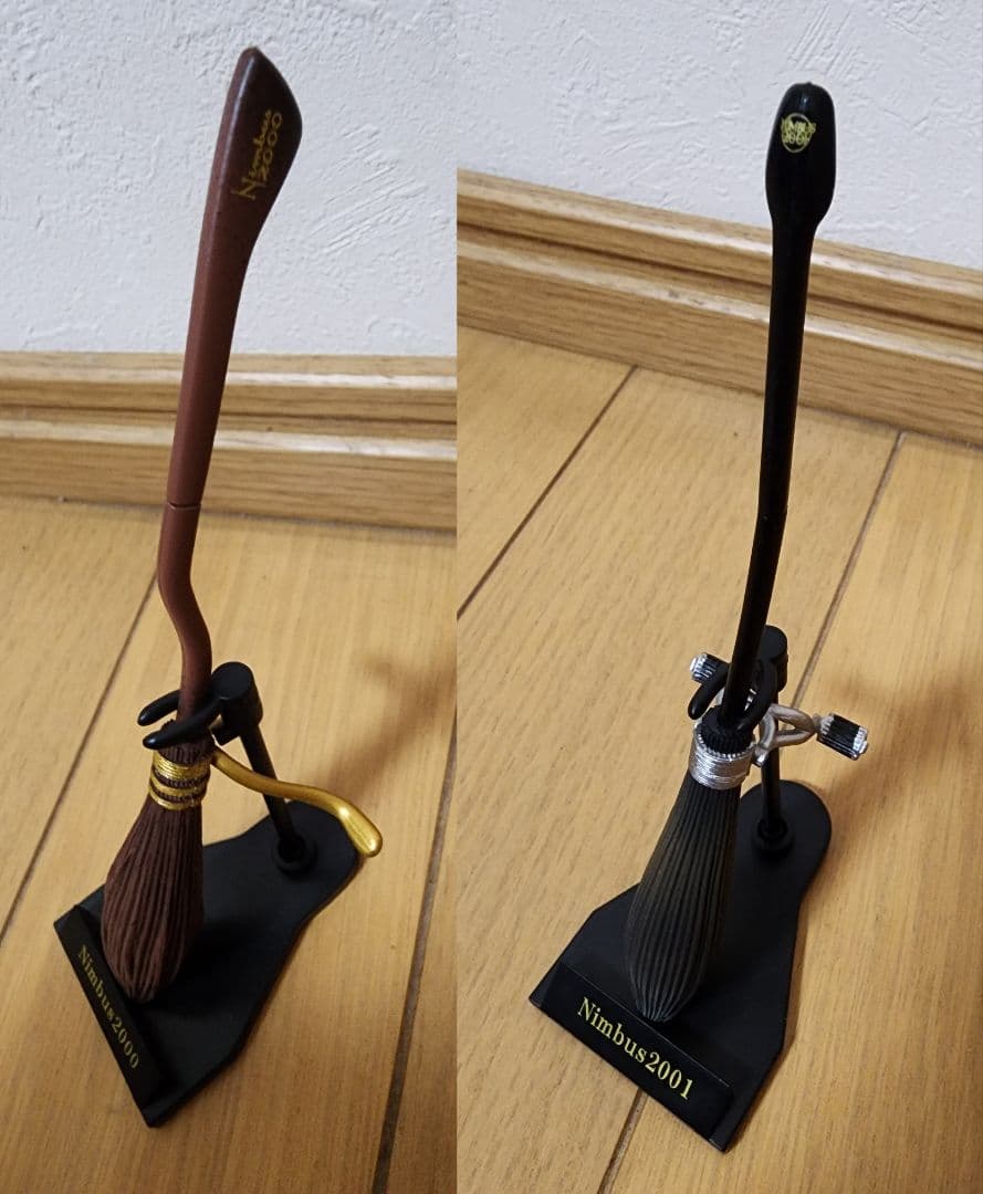 ハリーポッター ホビーガチャ魔法の箒 ニンバス2000 ニンバス2001