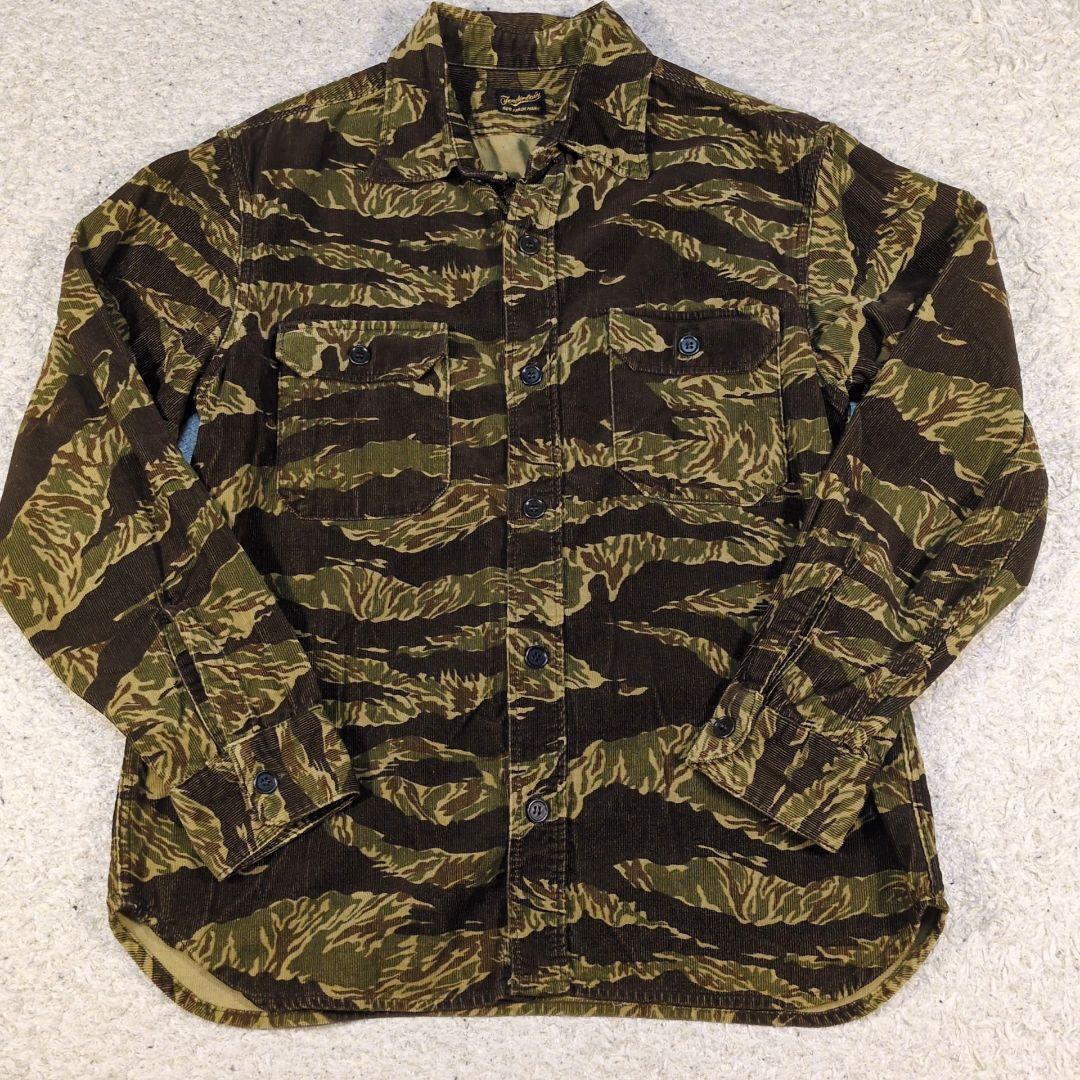 値下げ中1-14 tenderloin テンダーロイン タイガーカモ長袖シャツ
