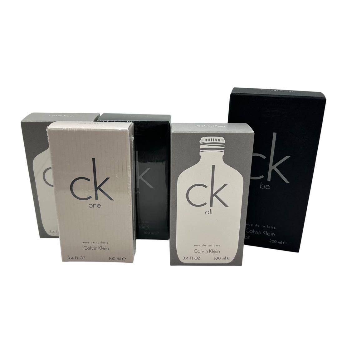 未開封 カルバンクライン オードトワレ 100ml 3本セット 中古2本おまけ付