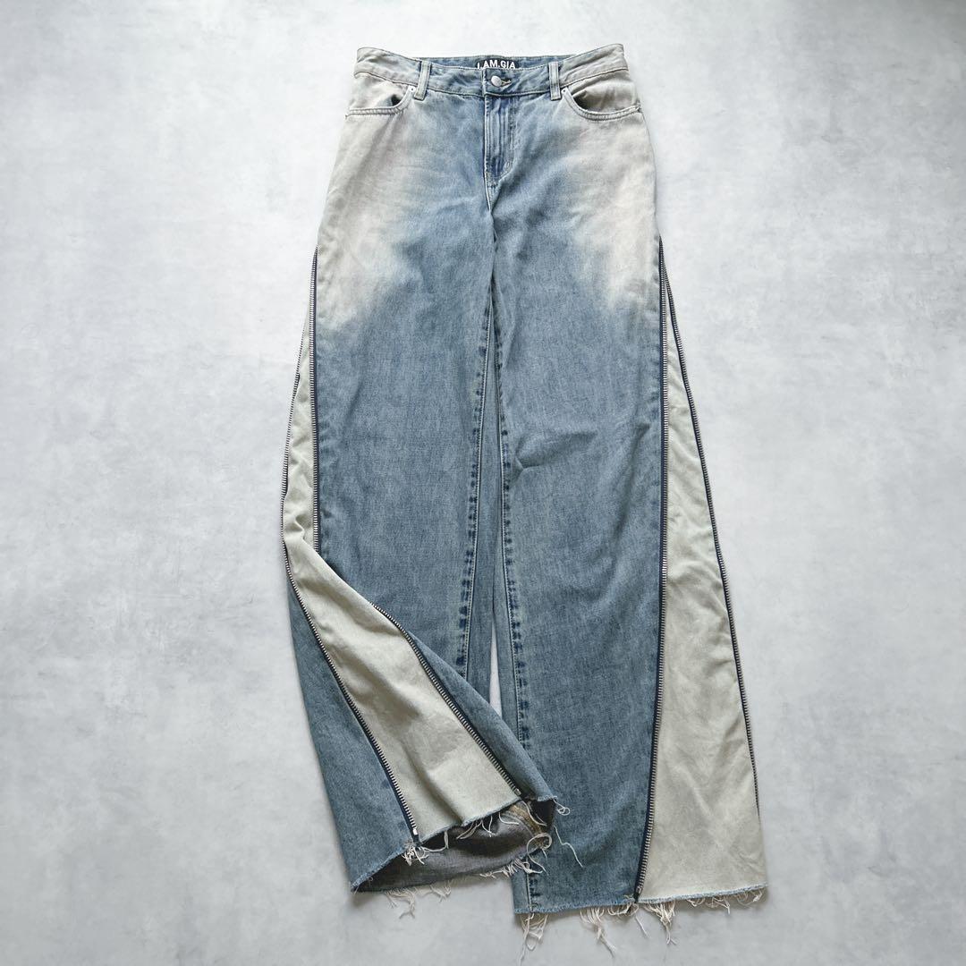 I.AM.GIA アイアムジーア　サイドファスナー デニムパンツ　iamgia