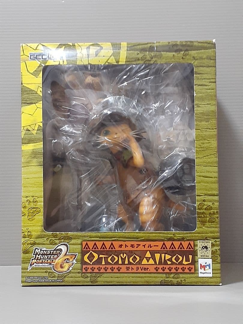 モンスターハンター　オトモアイルー　フィギュア　茶トラver. ゲームキャラクターズコレクションDX オトモアイルー 茶トラVer
