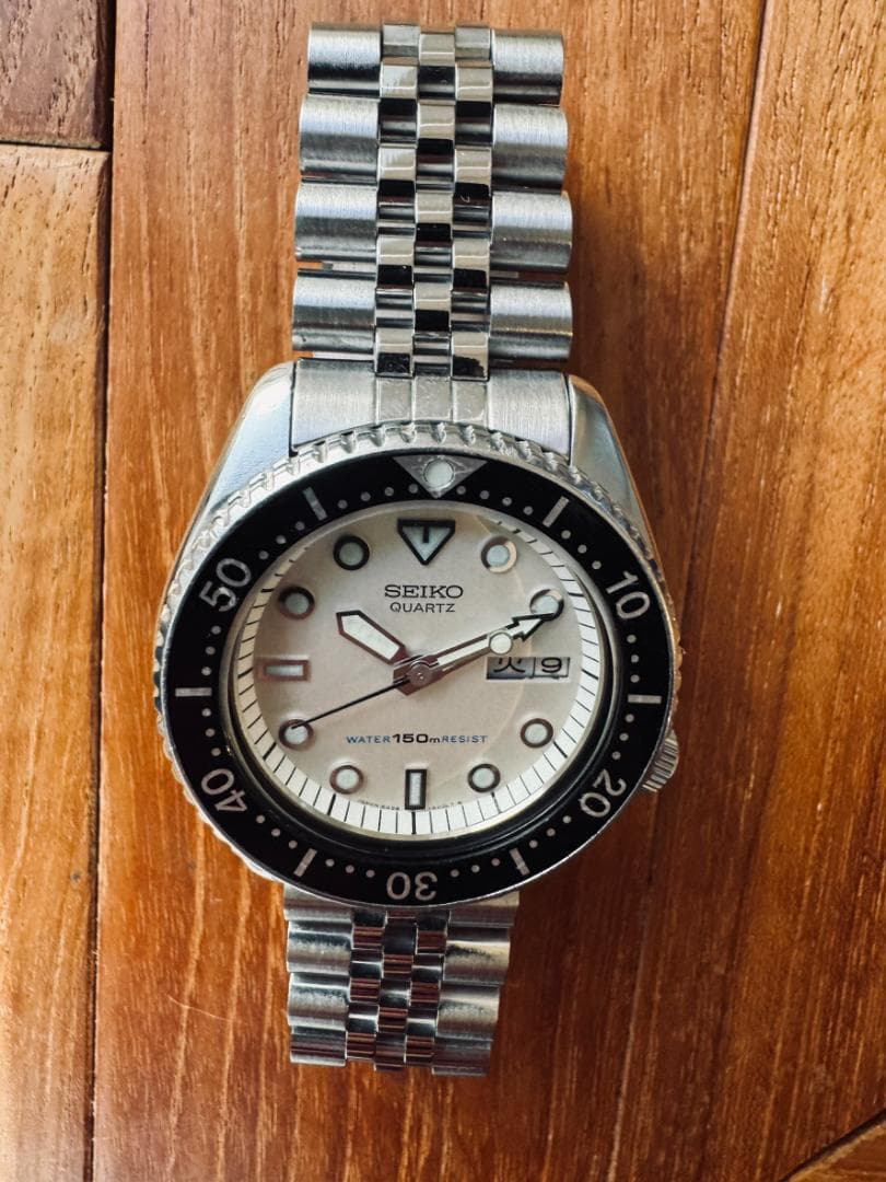 SEIKO 6458-600B セイコー ダイバー レトロ 白文字盤 美品 レア - メルカリ
