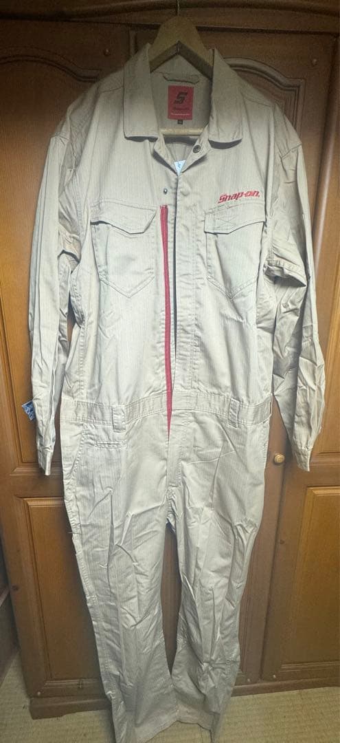 Snap-on ベージュ つなぎ 4L スナップオン　未使用品　新品　長袖