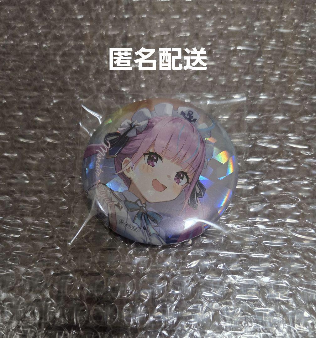 湊あくあ ホロライブ 5th Fes ホログラム缶バッジ - メルカリ