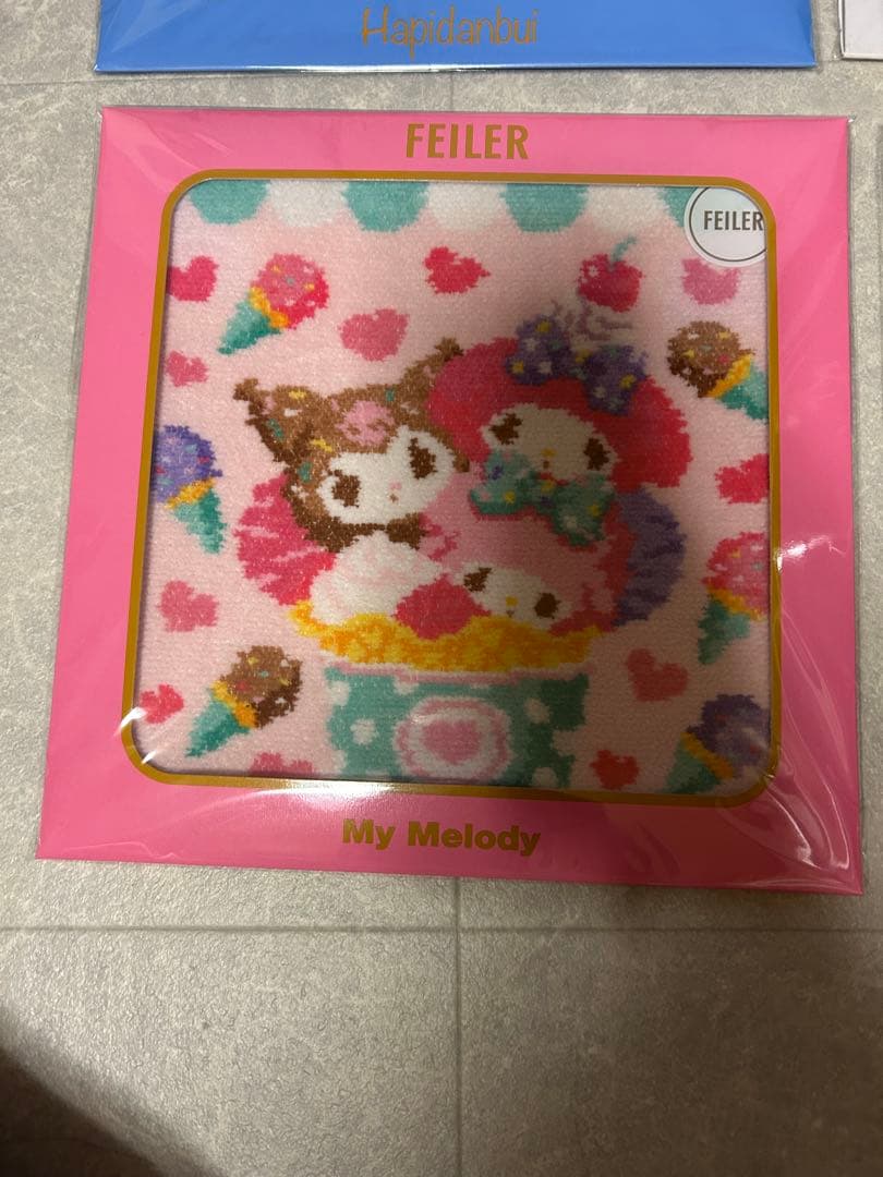 新品未使用・未開封・パッケージ付】フェイラー×サンリオ ハンカチ 4枚