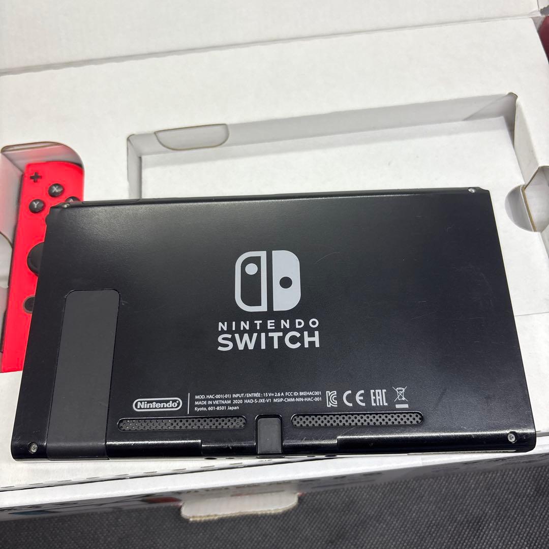 Nintendo Switch 本体 青/赤 Joy-Con付き バッテリー強化 - メルカリ