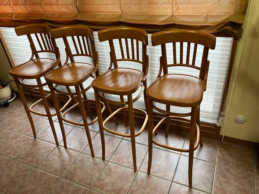 AKITA MOKKO バースツール 4脚セット