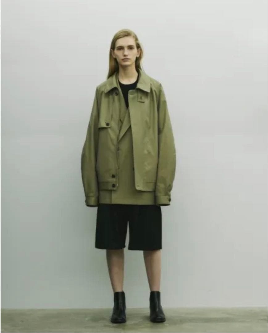 ジャケット・アウター stein OVERSIZED HARRINGTON ZIP JACKET