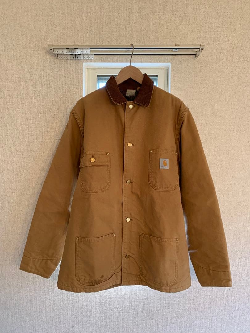 Carhartt コットンジャケット キャメル Vintage Carhartt Jacket Mens XXL Brown Camel J130 Insulated Work
