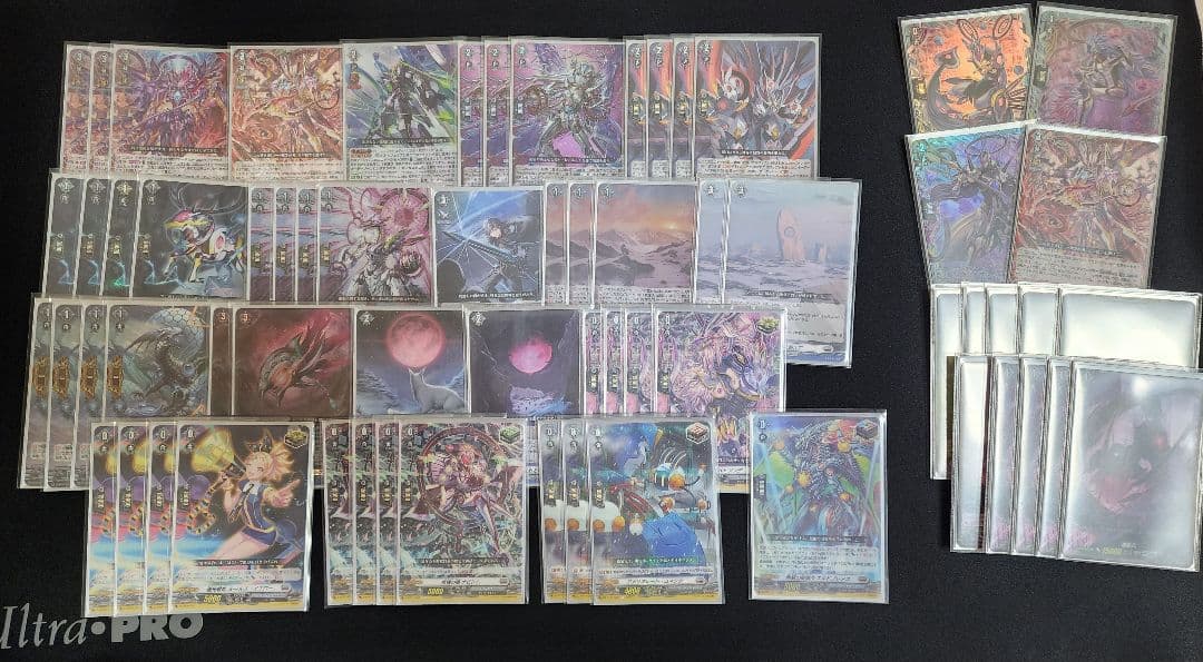 ヴァンガード オルフィスト デッキ 組み換えパーツ、スリーブ付き