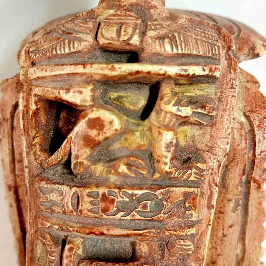 人面亀 ヒエログリフ 象形文字 ファラオ 復活 彫像 鉱石 古美術 安産