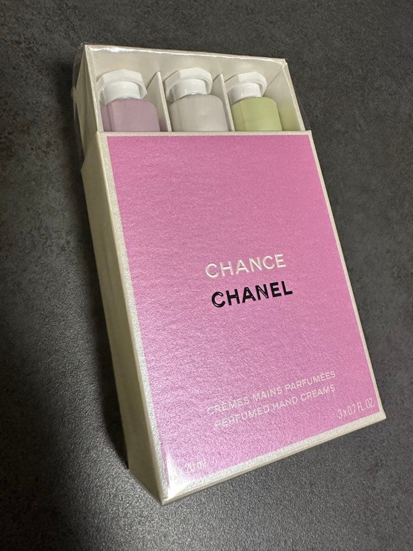 新品未開封　CHANEL CHANCE パフュームドハンドクリーム 3本セット